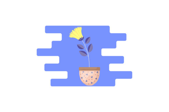 Cute Beauty Flowers Illustrations: Graphics and Design Review