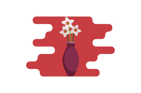 Flowers and Vase Icons: Graphics and Illustrations for Brand Identity