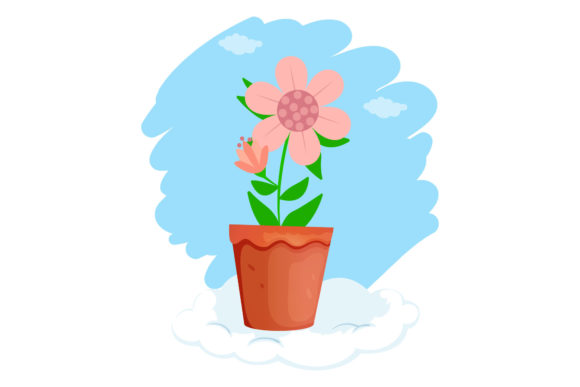 Flowers Beauty Botanical Cloud Style Graphics and Illustrations Review