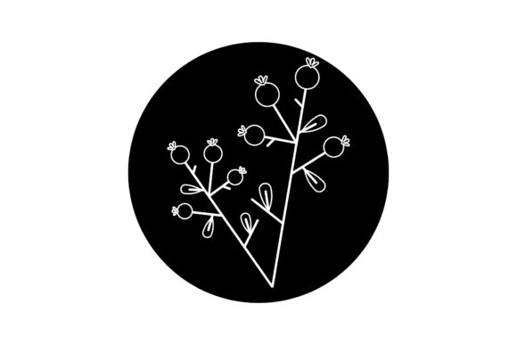 Flowers Cute Icons White Line Style Graphics Freebies