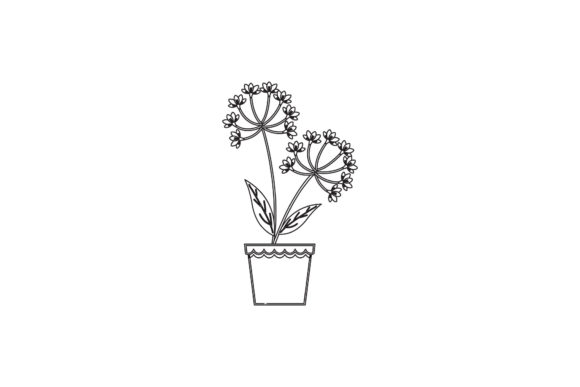 Flowers Flora Icon Line Style Graphics Freebies Review