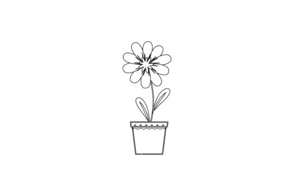 Flowers Flora Line Style Graphics Freebies Review