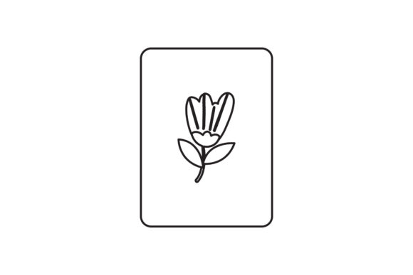 Flowers Illustration Line Style Graphics Freebies Review