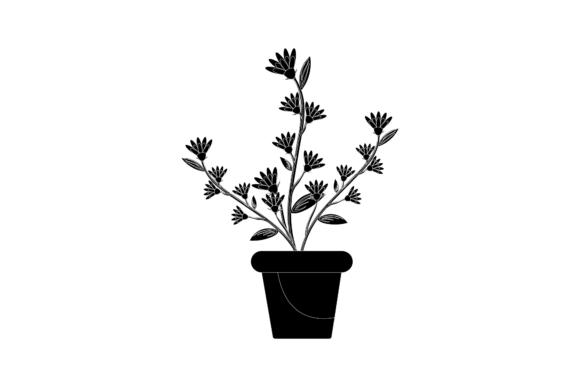 Flowers Nature Collection Black Style Graphics and Illustrations Review