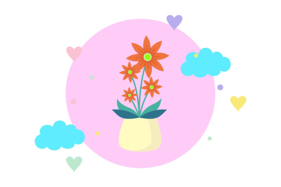 Flowers Spring Decoration Cloud Bubble Graphics and Illustrations Review