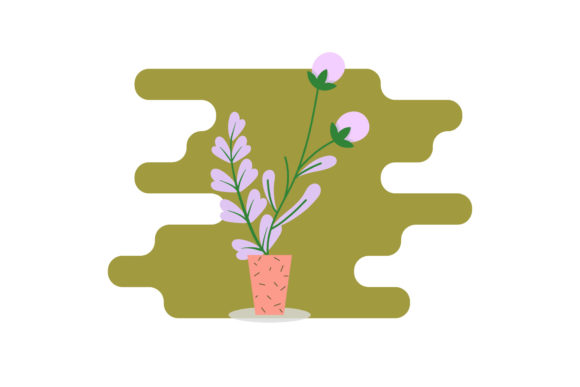Soft Pink Flowers Icon Graphics and Illustrations for Modern Blogs