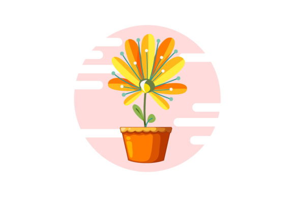 Vector Flowers Icons Graphics and Illustrations Review