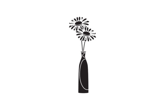 Zinnia Flowers White Line Style Graphics and Freebies Review